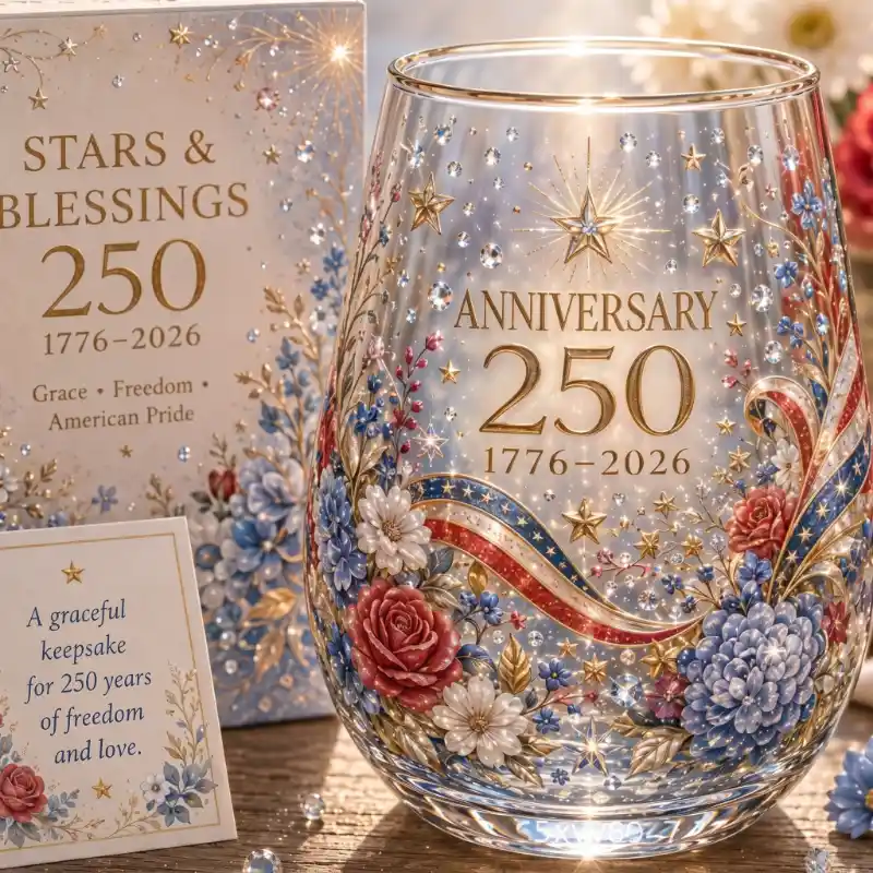Limited Edition USA 250th Anniversary Commemorative Glass Collection